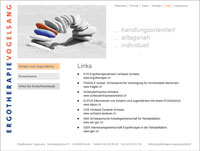 Screenshot der Website ergotherapie-vogelsang.ch