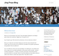 Screenshot der Website juergfrey.ch